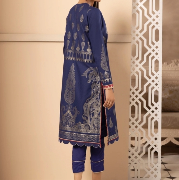 Pakistani Jacquard kurta by Sapphire - Picture 3 of 8